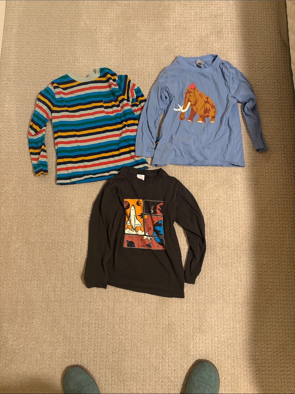 Bundle Hanna Andersson long sleeve tees size 6-7